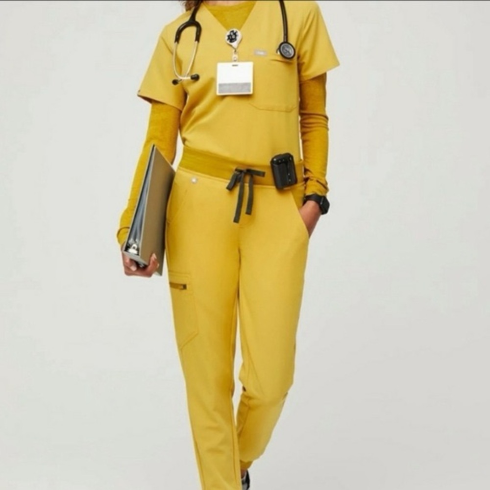Figs Sunflower Yellow Jogger Pants